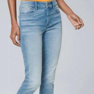 White House Black Market Skinny Crop Light Wash